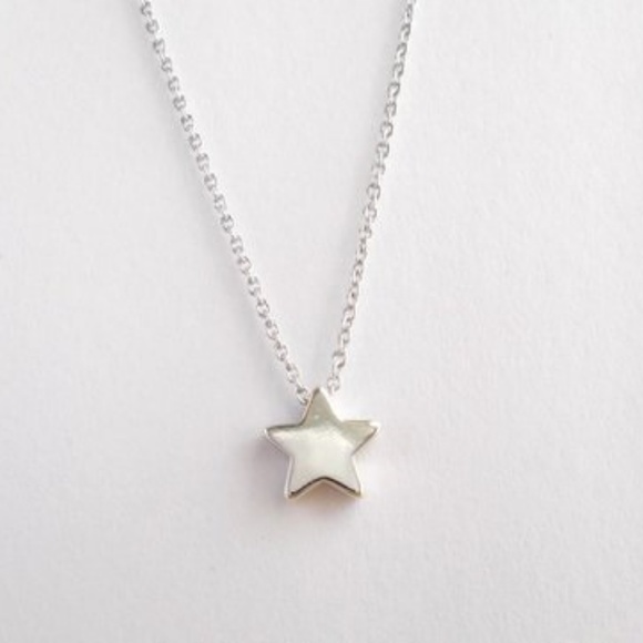 4 for $20 Star Choker Necklace (Silver) - Picture 3 of 5